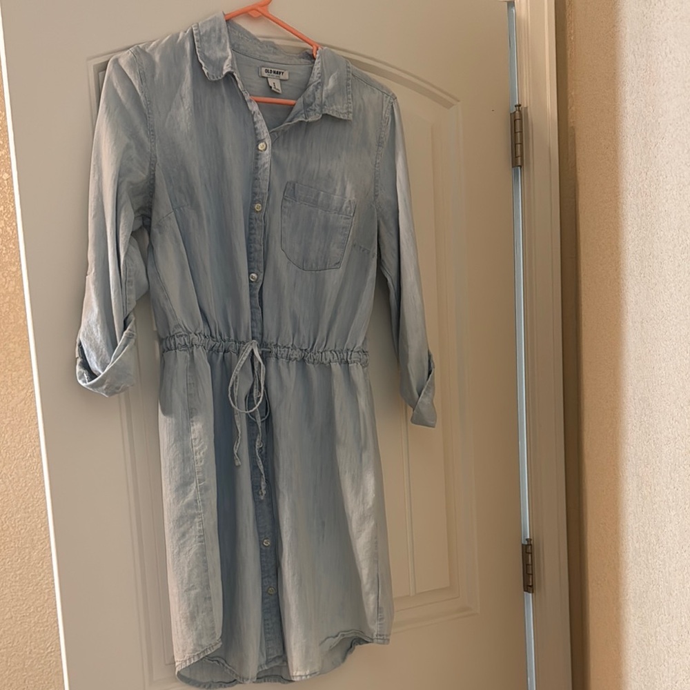 Old Navy Denim Shirt Dress